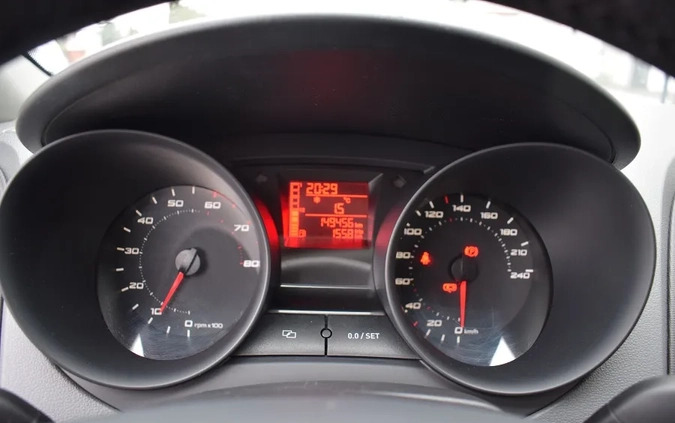 Seat Ibiza cena 18900 przebieg: 152102, rok produkcji 2011 z Kościan małe 301